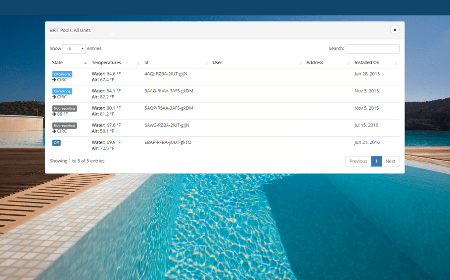 HeaterReader Details Screen